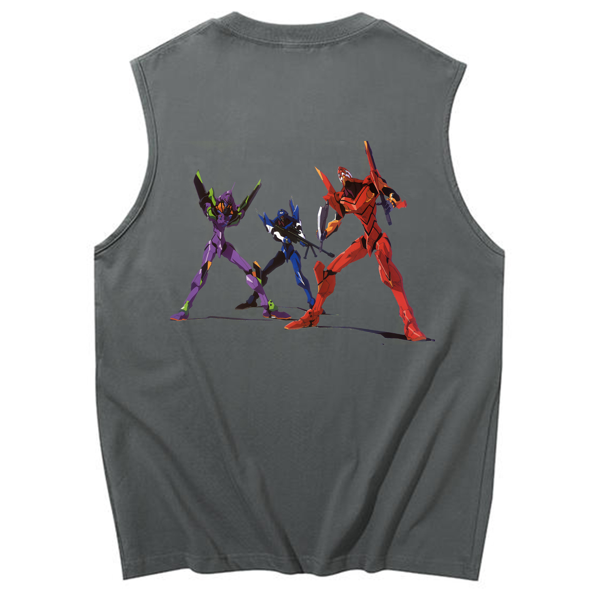 （画像用） EVA 新世紀エヴァンゲリオン コットン100％タンクトップ（背面プリント）